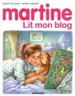 Martine lit mon blog